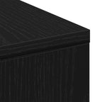 Couchtisch Schwarz Eichen-Optik 90 x 90 x 28 cm Holzwerkstoff