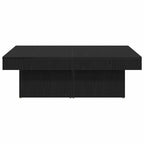 Couchtisch Schwarz Eichen-Optik 90 x 90 x 28 cm Holzwerkstoff