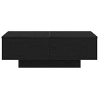 Couchtisch Schwarz Eichen-Optik 90 x 60 x 31 cm Holzwerkstoff