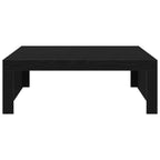 Couchtisch Schwarz Eichen-Optik 100 x 100 x 35 cm Holzwerkstoff