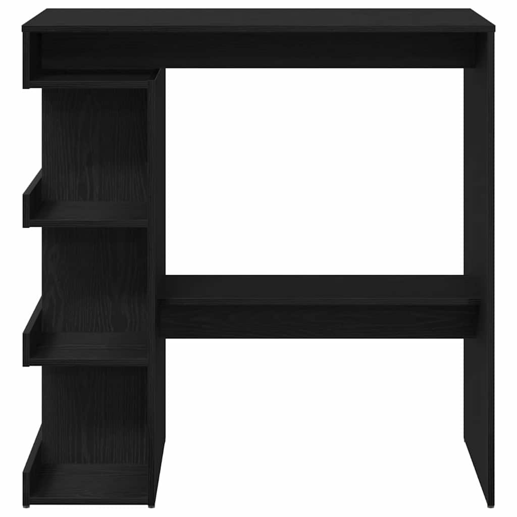 Bartisch Schwarz Eichen-Optik 100 x 48 x 101,5 cm Holzwerkstoff