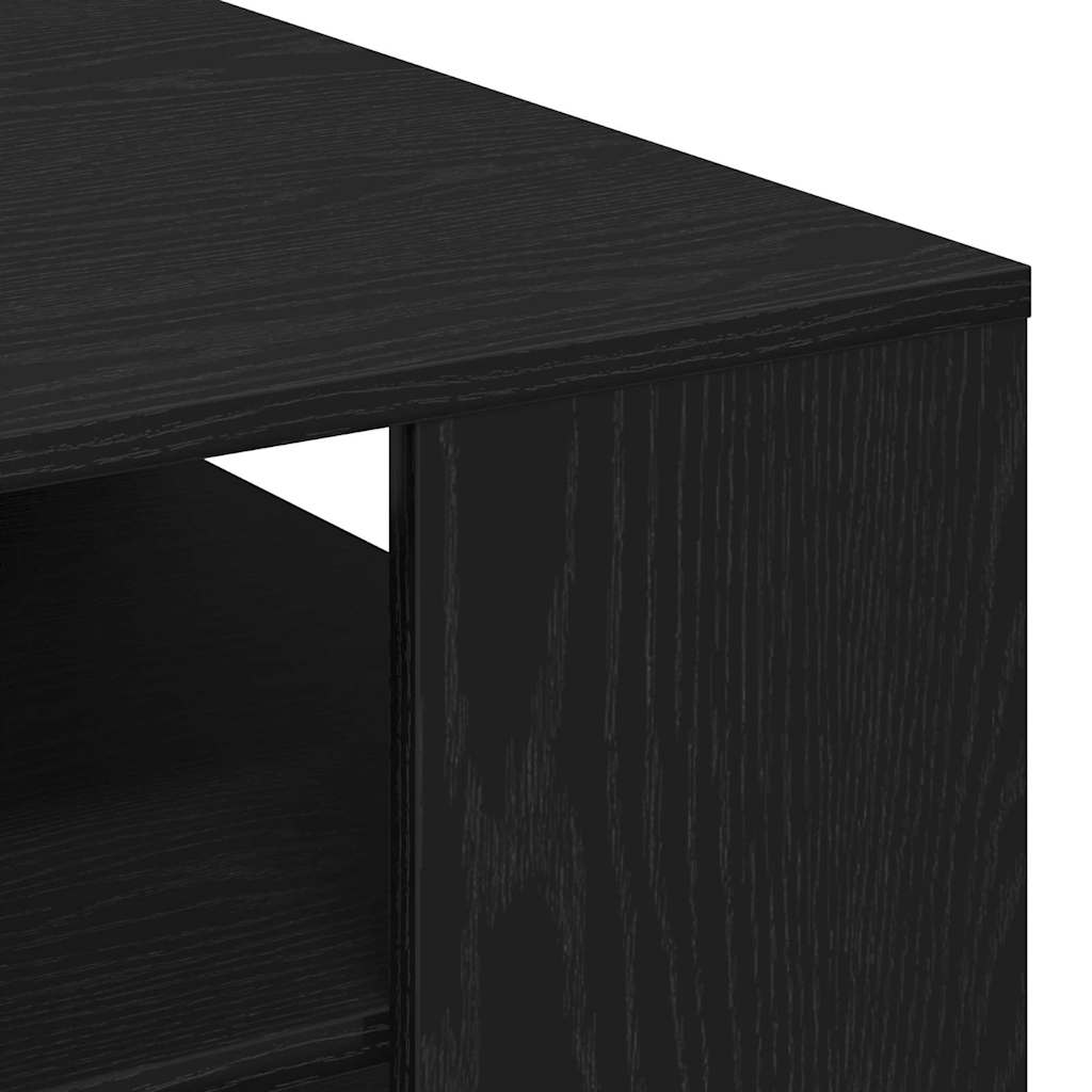 Couchtisch Schwarz Eichen-Optik 102 x 55 x 43 cm Holzwerkstoff