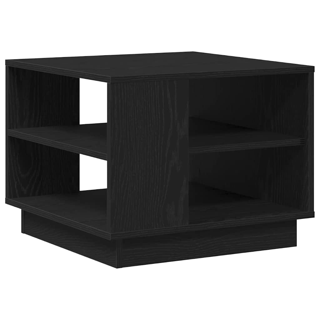 Couchtisch Schwarz Eichen-Optik 55 x 55 x 42 cm Holzwerkstoff