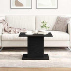 Couchtisch Schwarz Eichen-Optik 55,5 x 55,5 x 40 cm
