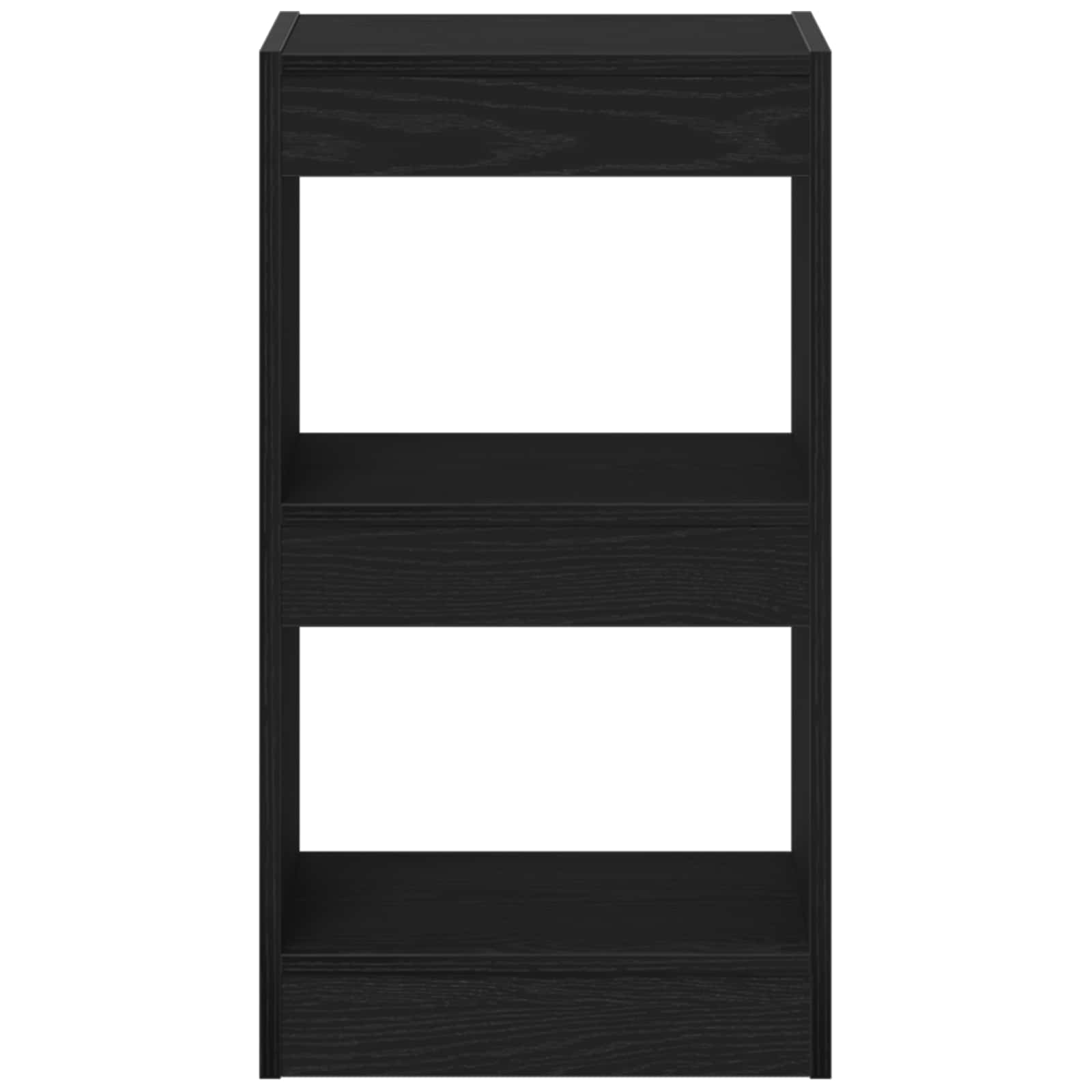Bücherregal Schwarz Eichen-Optik 40 x 30 x 71,5 cm