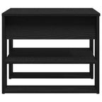 Couchtisch Schwarz Eichen-Optik 55,5 x 55 x 45 cm Holzwerkstoff