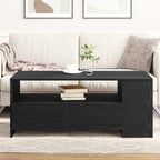 Couchtisch Schwarz Eichen-Optik 102 x 55 x 43,5 cm