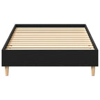 Bettrahmen Schwarz Eichen-Optik 193 x 78 x 25 cm Holzwerkstoff