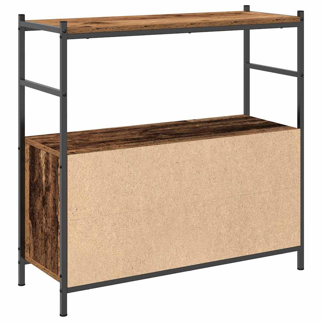 Bücherregal Geräucherte Eiche 80 x 30 x 78,5 cm Holzwerkstoff
