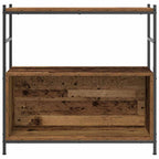 Bücherregal Geräucherte Eiche 80 x 30 x 78,5 cm Holzwerkstoff