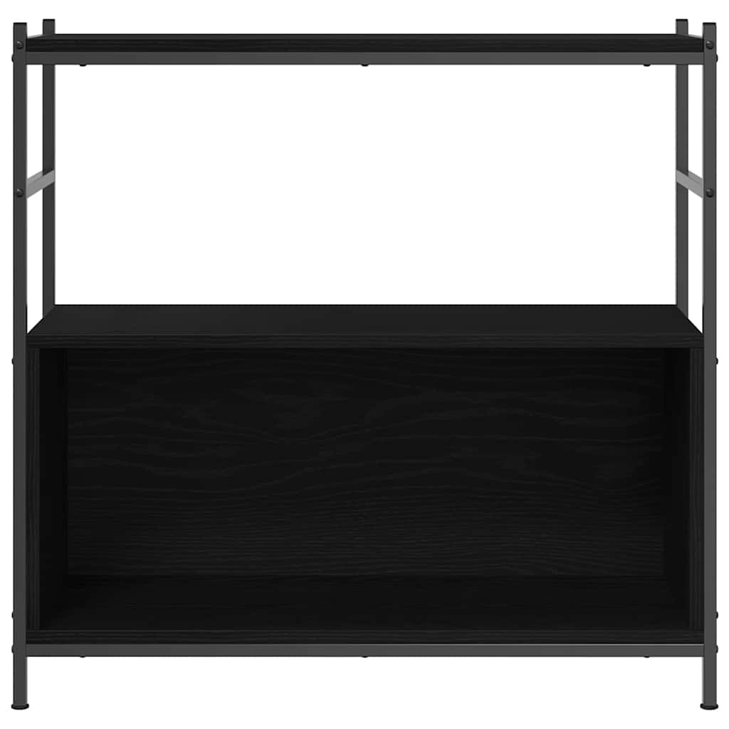 Regal Schwarz Eichen-Optik 80 x 30 x 78.5 cm Holzwerkstoff