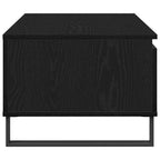 Couchtisch Schwarz Eichen-Optik 90 x 50 x 36,5 cm Holzwerkstoff