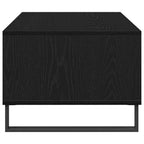 Couchtisch Schwarz Eichen-Optik 90 x 50 x 36,5 cm Holzwerkstoff