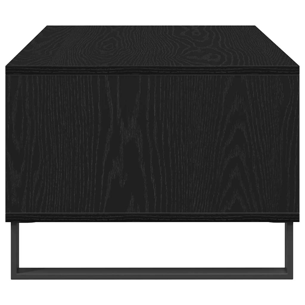 Couchtisch Schwarz Eichen-Optik 90 x 50 x 36,5 cm Holzwerkstoff