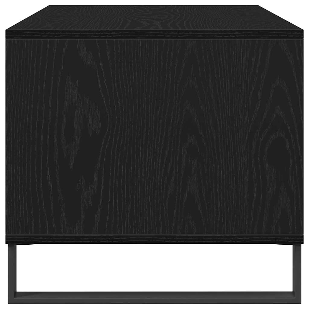 Couchtisch Schwarz Eichen-Optik 90 x 49 x 45 cm Holzwerkstoff