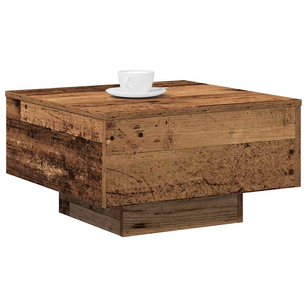 Couchtisch Altholz 55 x 55 x 31 cm