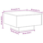 Couchtisch Artisan-Eiche 55 x 55 x 31 cm
