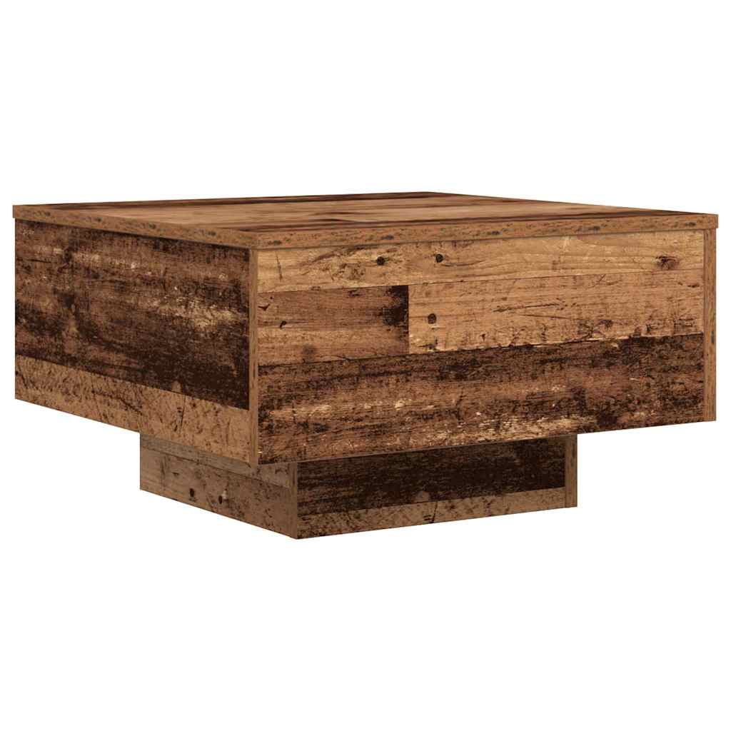 Couchtisch Altholz 55 x 55 x 31 cm Holzwerkstoff