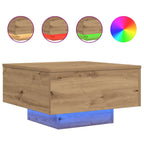 Couchtisch Artisan-Eiche 55 x 55 x 31 cm Holzwerkstoff