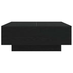 Couchtisch Schwarz Eichen-Optik 80 x 80 x 31 cm Holzwerkstoff