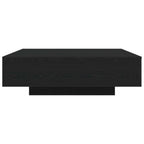 Couchtisch Schwarz Eichen-Optik 100 x 100 x 31 cm Holzwerkstoff