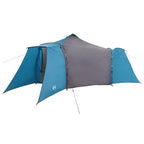 Tipi Zelt mit Dach mit Speicher Blau 492 x 492 x 275 cm Taft