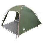 Hütten-Zelt mit Dach mit Speicher Grün 370 x 230 x 185 cm Taft