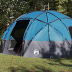 Kuppelzelt mit Dach mit Speicher Blau 475 x 475 x 235 cm Taft