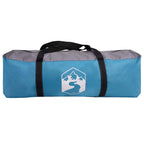 Fahrradgarage mit Dach Blau 256 x 222 x 182 cm Taft