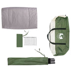 Zelt mit Dach mit Speicher Grün 268 x 240 x 191 cm Polyester