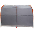 Zelt mit Dach Grau und Orange 268 x 240 x 191 cm Polyester