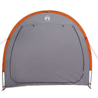 Fahrradgarage mit Dach Grau und Orange 210 x 90 x 174 cm