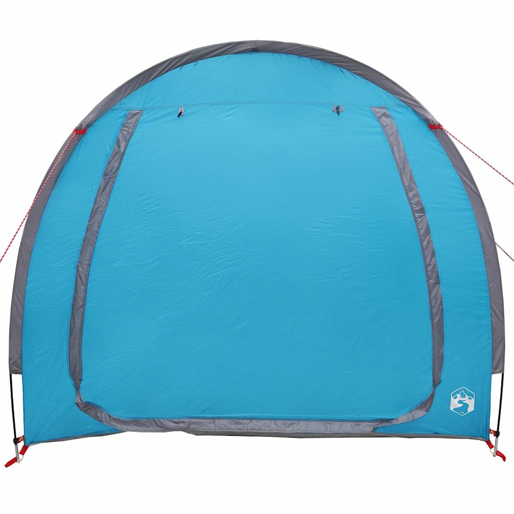 Fahrradgarage mit Dach mit Speicher Blau 218 x 156 x 180 cm