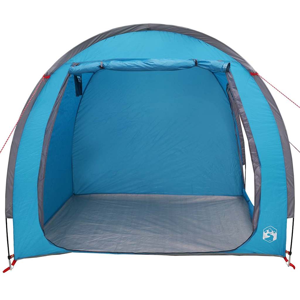 Fahrradgarage mit Dach mit Speicher Blau 218 x 156 x 180 cm
