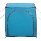 Fahrradgarage mit Dach mit Speicher Blau 218 x 156 x 180 cm