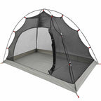 Zelt mit Dach mit Speicher Grau und Schwarz 236 x 150 x 136 cm