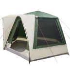 Campingzelt Hütte mit Dach Grün 420 x 420 x 227 cm Polyester