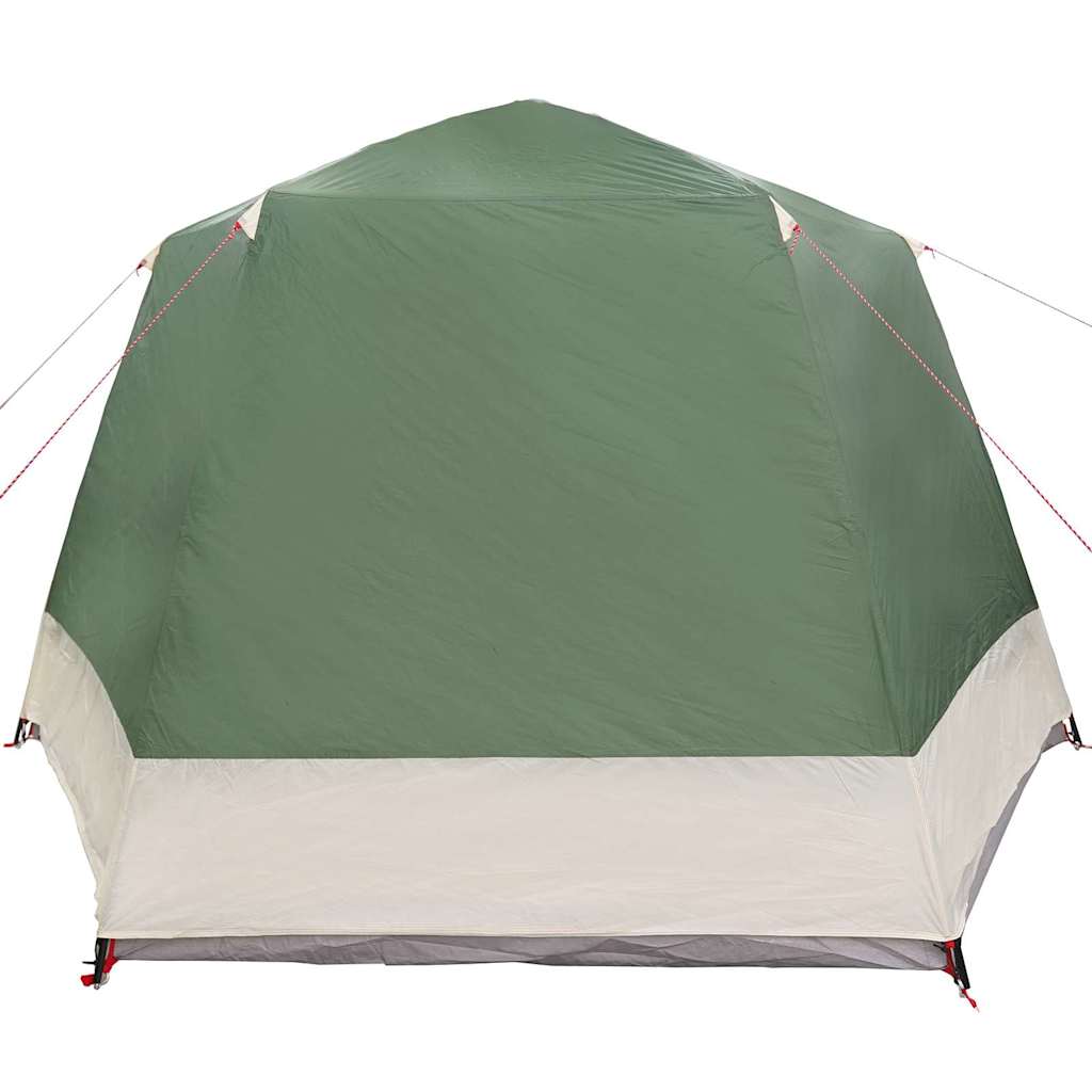 Campingzelt Hütte mit Dach Grün 420 x 420 x 227 cm Polyester