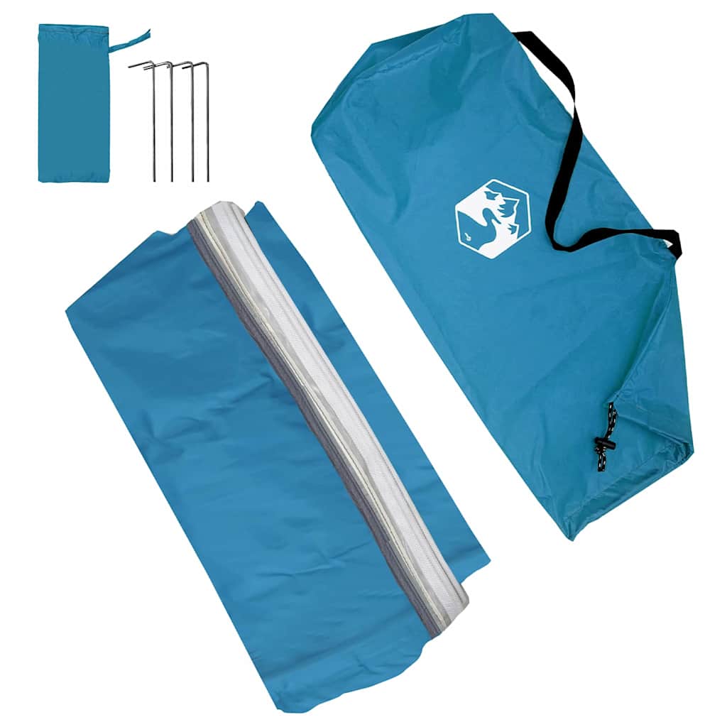 Wasserfeste Plane mit Dach Blau 240 x 350 cm