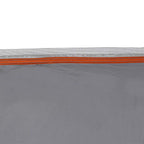 Wasserfeste Plane mit Dach Grau und Orange 240 x 350 cm