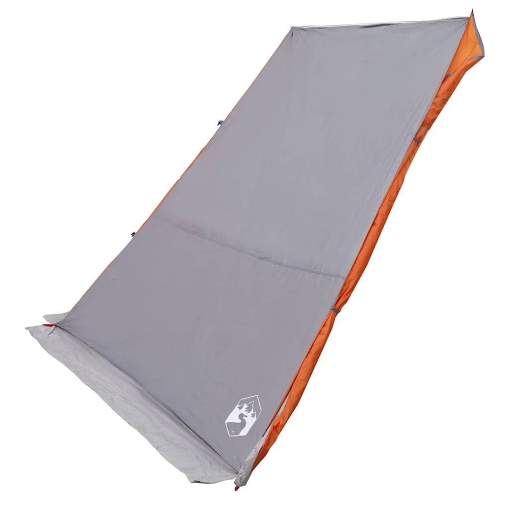 Heckklappenzelt Grau und Orange 190 x 150 x 185 cm Taft
