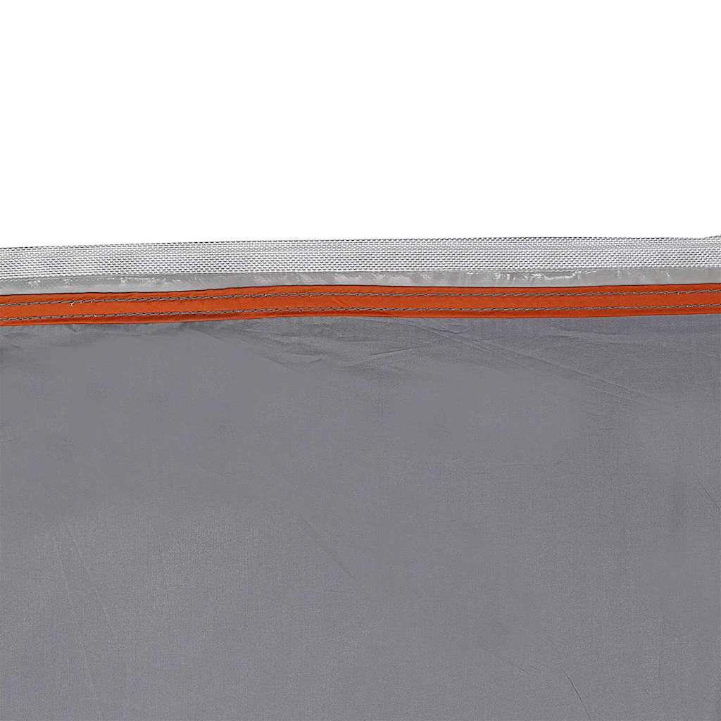 Heckklappenzelt Grau und Orange 194 x 180 x 210 cm Taft
