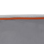 Heckklappenzelt Grau und Orange 285 x 255 x 245 cm Taft