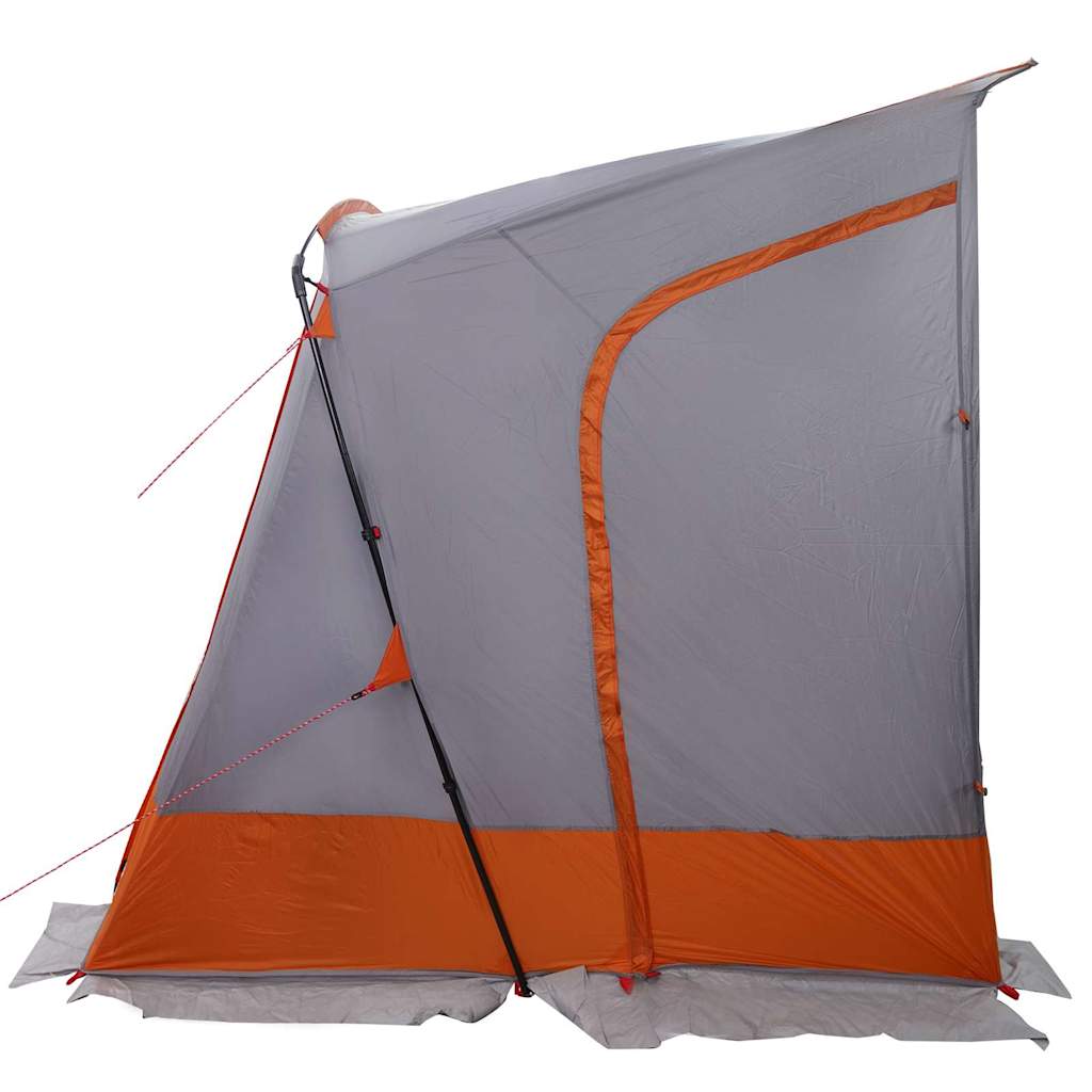 Heckklappenzelt Grau und Orange 285 x 255 x 245 cm Taft