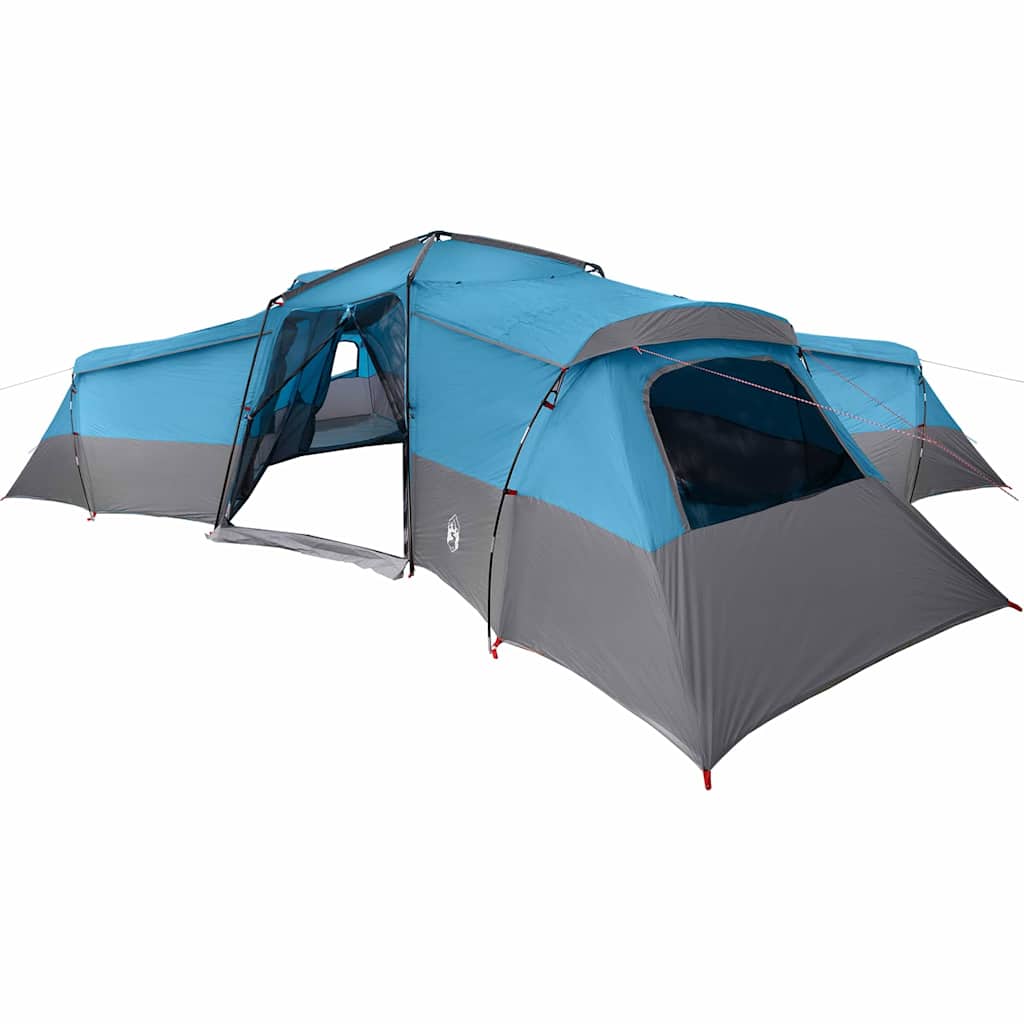 Familienzelt mit Dach mit Speicher Blau 833 x 585 x 216 cm Taft