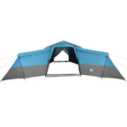 Familienzelt mit Dach mit Speicher Blau 833 x 585 x 216 cm Taft