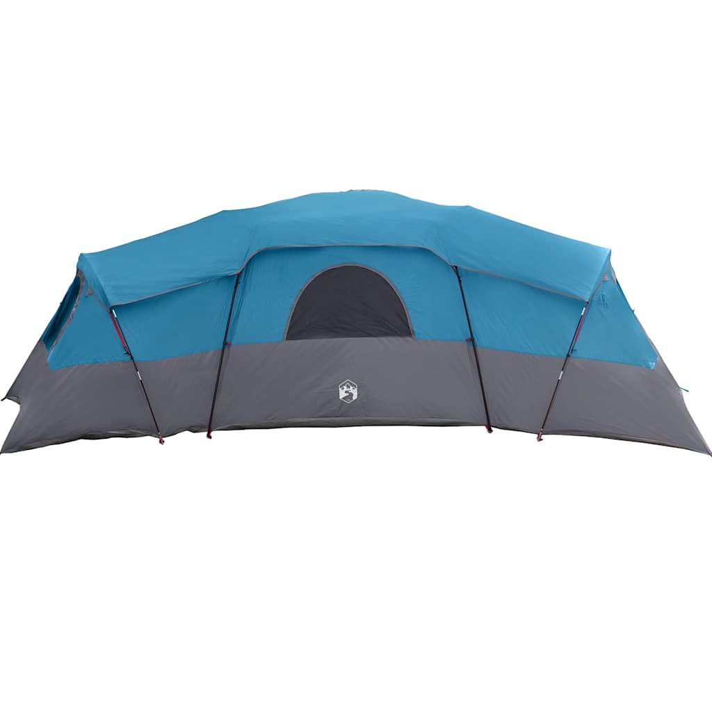 Familienzelt mit Dach mit Speicher Blau 762 x 655 x 218 cm Taft