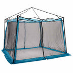 Innenzelt mit Dach mit Speicher Blau 303 x 303 x 196 cm Taft
