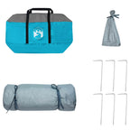 Innenzelt mit Dach mit Speicher Blau 290 x 288 x 234 cm Taft