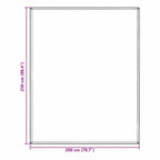 Zeltteppich Blau und Grau 200 x 250 cm Polyethylen